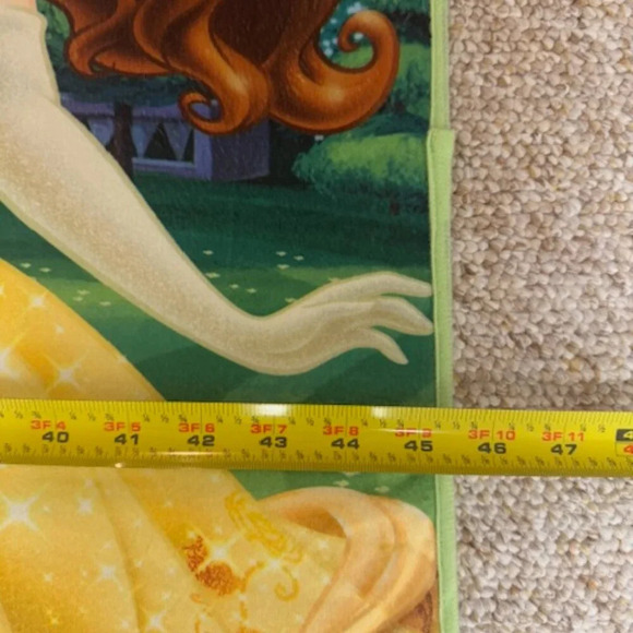 Disney Princess Rug, 30x45 Non Slip Backing Cinderella, Ariel Belle Bed/Bath - Picture 6 of 9